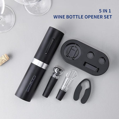 CIRCLE JOY Electric Wine Bottle Opener Set Rechargeable Wine Corkscrew Cordless - Image 7