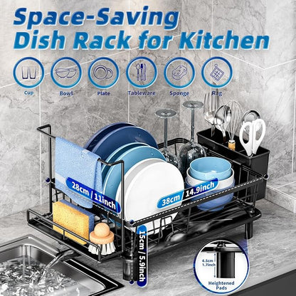 Dish Drying Rack, Stainless Steel-Dish Rack, Dish Racks - Image 6