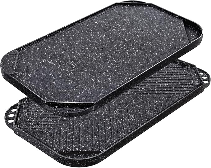 SENSARTE Nonstick Griddle Grill Pan, Pro-Grid Reversible Grill & Griddle Pan by SENSARTE
