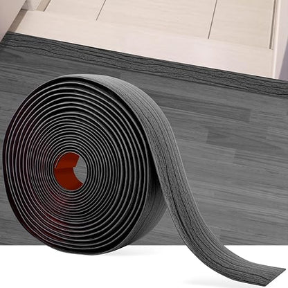 20Ft Floor Transition Strip Self Adhesive Vinyl Cover Floor Strip Flat Divider by MYFAMIREA