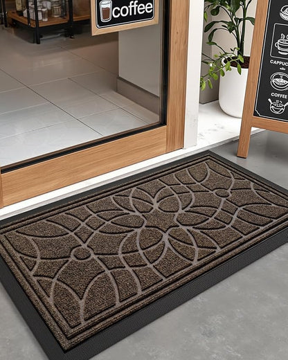 DEXI Front Door Mat Outside Entrance, Heavy Duty Non Slip Low Profile Doormat - Image 9