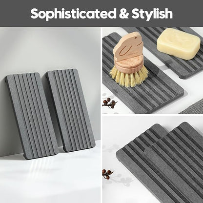 Razborci 2PCS Diatomite Quick Stone Drying Tray Mat - Image 5