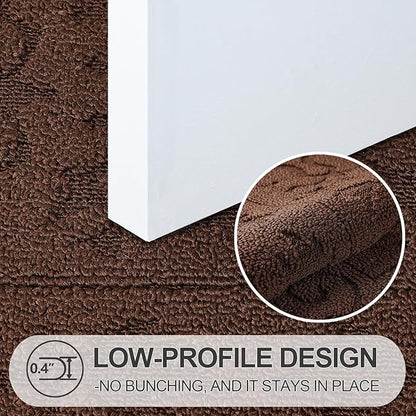 FONEYI Indoor Door Mat 20" x 32", Dirt Trapper Door Mats Non-Slip Entryway Rugs - Image 3