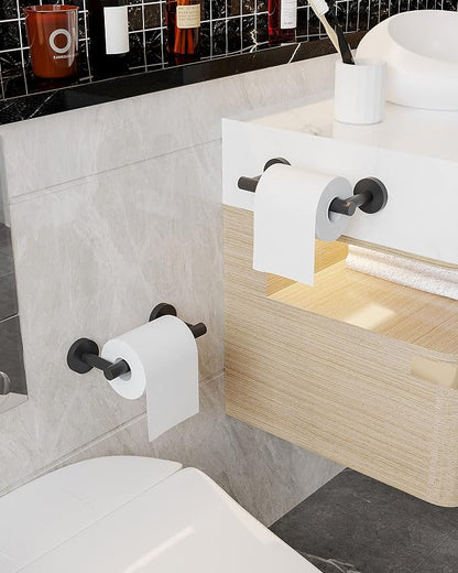 RARXTR Matte Black 2 Pack Toilet Paper Holder SUS304 Stainless Steel Double - Image 3