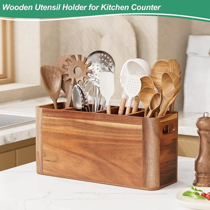 ZUJJAFY Utensil Holder, Extra Large Kitchen Utensil Holder - Image 7