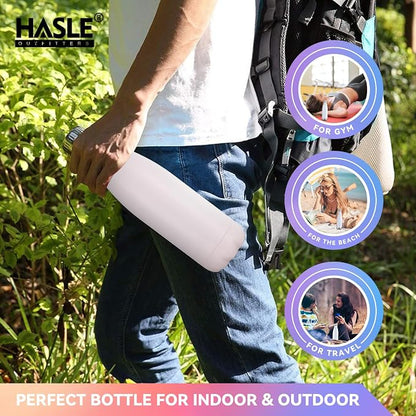 HASLE OUTFITTERS 17oz Stainless Steel Water Bottles, Vacuum Insulated Water - Image 6