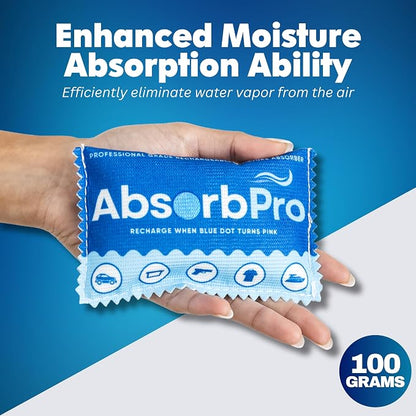 Rechargeable Dehumidifier Bag 10-Pack - 100g Reusable Moisture Absorbers - - Image 2