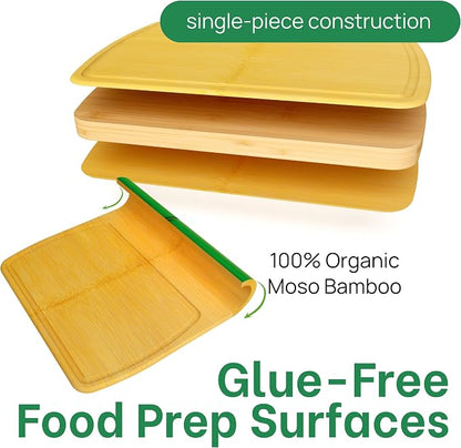 Bamboo Cutting Board – 15 Inch Wood Cutting Boards - Image 2