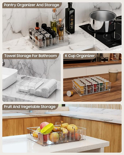 LYNG Lid Organizers Inside Cabinet, Food Container Lid Organizer - Image 2