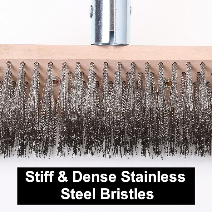 MAXMAN Stainless Steel Floor Scrubber Scrub Brush - Image 5