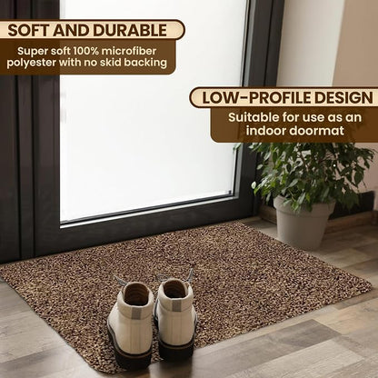 Premium Microfiber Indoor Door Mat – 24"x36" Washable Entry Mat, Waterproof - Image 2
