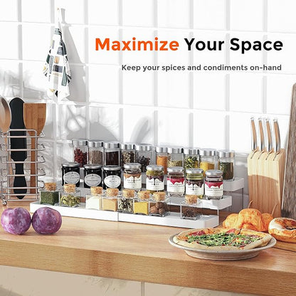 2 Pack Expandable Spice Rack Organizer - Image 5