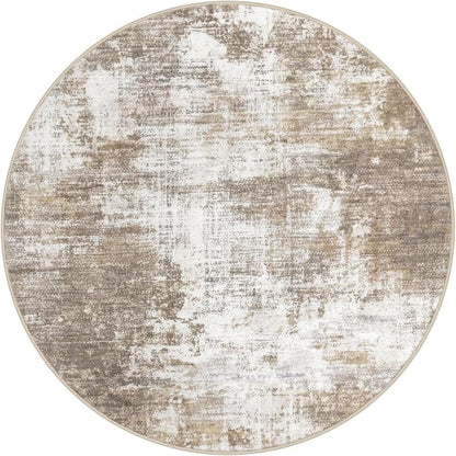 IOHOUZE Round Area Rug 3 Ft Circle Entryway Rugs Round Washable Door Mat Indoor - Image 9