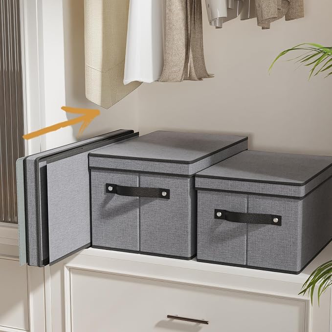 Storage Boxes, 15 x 9.8 x 8.3 Inch Baskets - Image 6