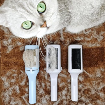 3 Packs Pet Hair Remover Roller Lint Brush and Reusable Lint Roller Dog & Cat - Image 2