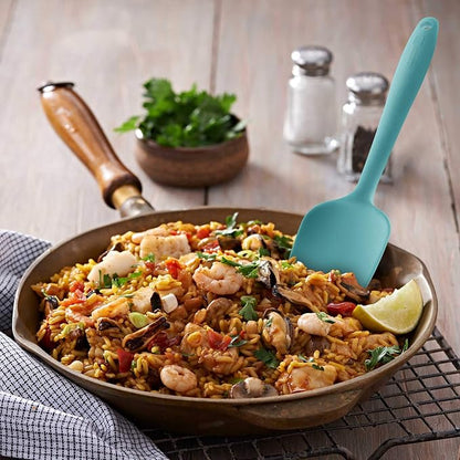 Silicone Spatula 3‑Piece Set Heat Resistant 600°F Non‑Stick Rubber Spatulas - Image 3