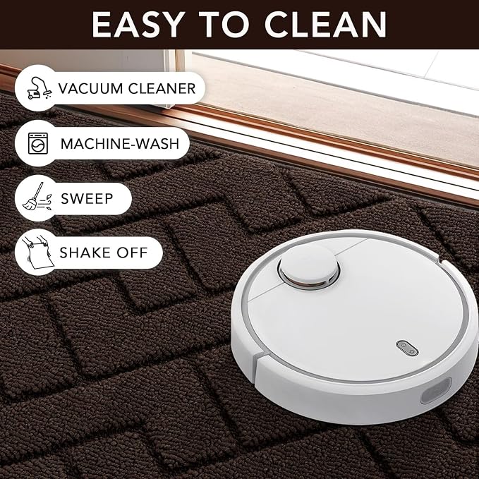 hicorfe Front Door Mat Outside Entrance, Stain and Fade Resistant, Non Slip - Image 7