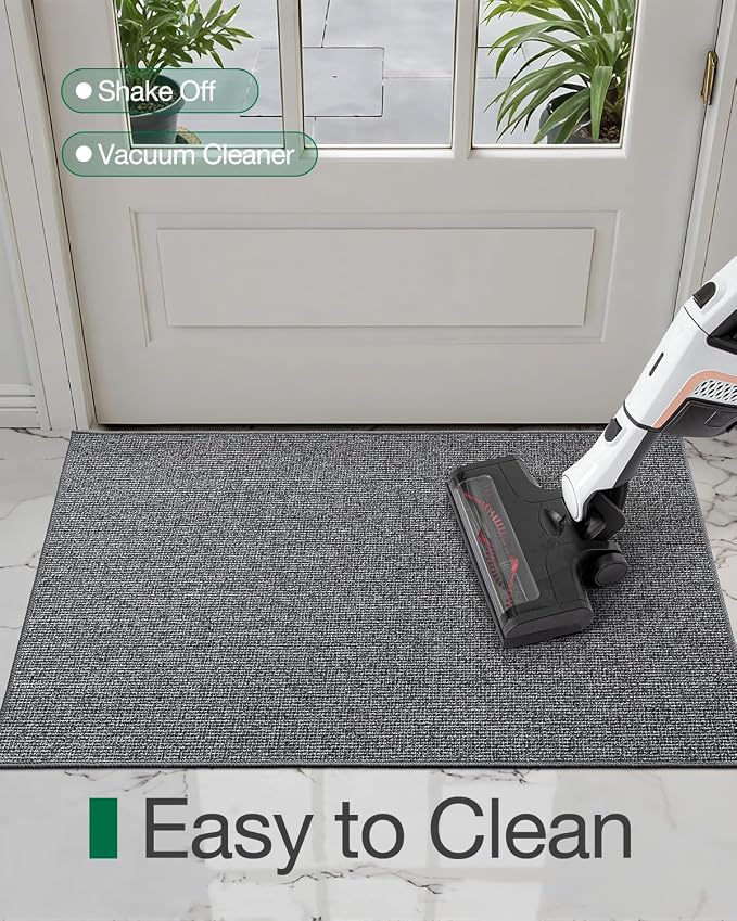 LUMI Indoor Door Mat 24"x36", Ultra Thin Low Profile Non-Slip Doormat - Image 8