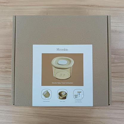 Moonkie Silicone Baby Food Containers | 4 oz Baby Food Storage Jars - Image 14
