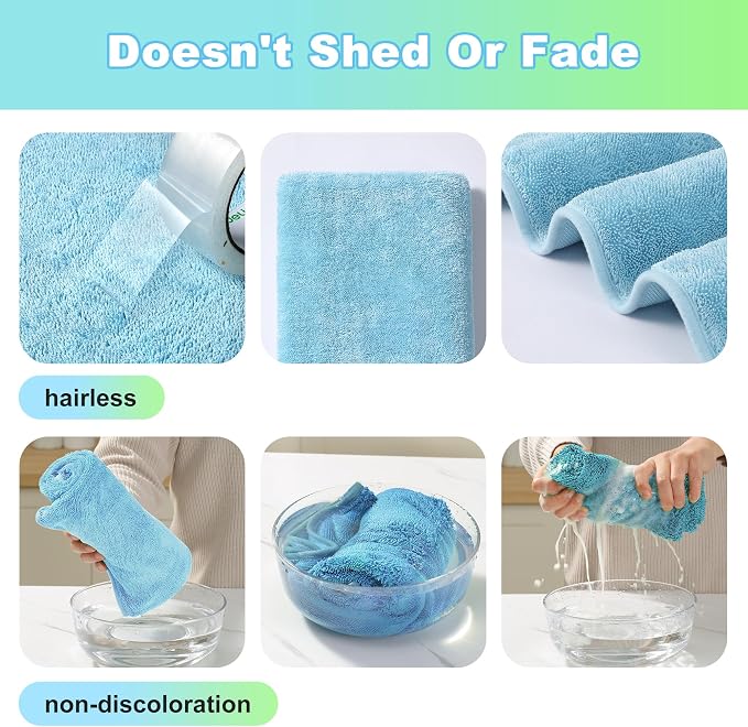 JOYMOOP Microfiber Towels for Cars, 35.4" x 23.6" Car Drying Towel, Quick - Image 4