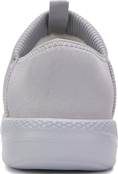 KUBUA Slippers for Men and Womens Indoor House Shoes Plush Slip on Outdoor Garden Loafers