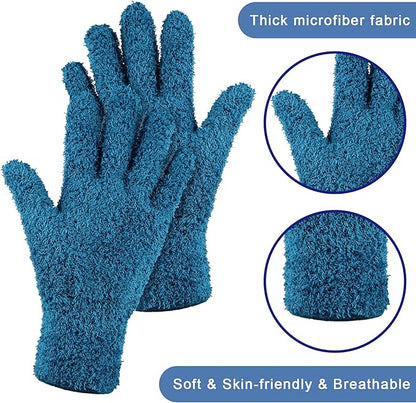 Patelai 3 Pairs Microfiber Plant Dusting Gloves Leaf Cleaning Gloves - Image 6