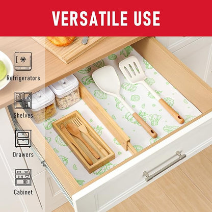 Cooyes Refrigerator Drawe Liners Super Absorbent Fridge Bin Mats Keep Produce - Image 6