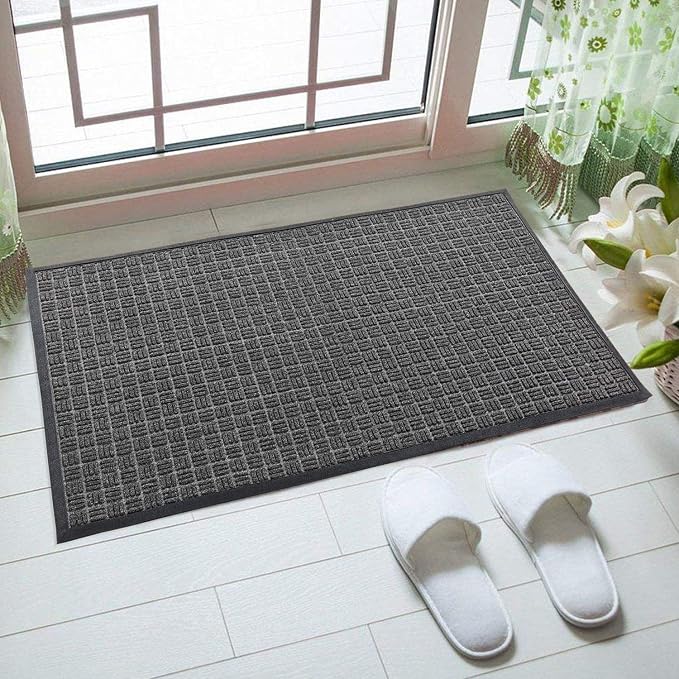 Kempf Water Retainer Entrance Mat, Indoor Outdoor Rubber Rug, Moisture Trapping - Image 4