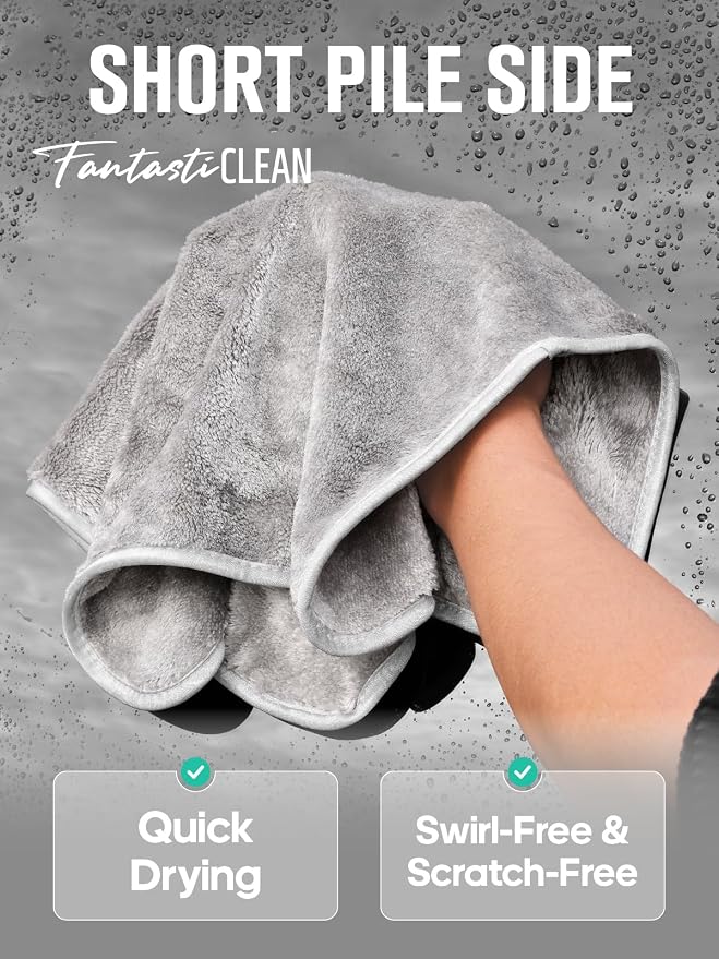 Fantasticlean Microfiber Car Detailing Towels, Car Drying Towel - Image 7