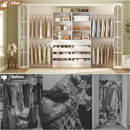 Aheaplus Closet System, 6-15Ft Closet Organizer - Image 5