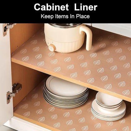 Cooyes Shelf Liners for Kitchen Cabinets Refrigerator Liners Waterproof & - Image 4