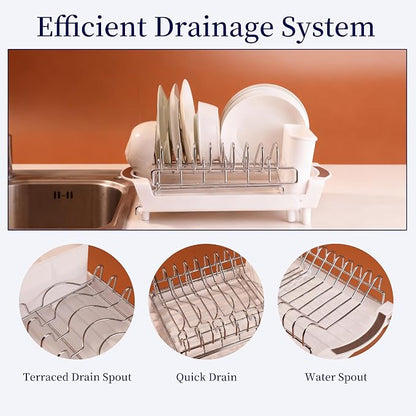 Dish Drying Rack Compact Expandable - Image 4