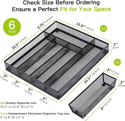 Neudeco Drawer Organizer Set 6 Pack - Image 3