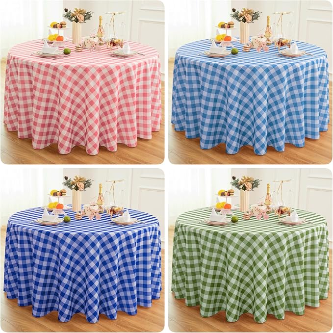 Waterproof Plaid Tablecloth Fabric - Image 4