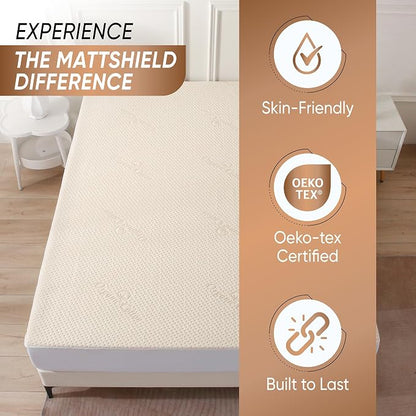 Luxury Waterproof Organic Mattress Protector Twin XL - Image 4