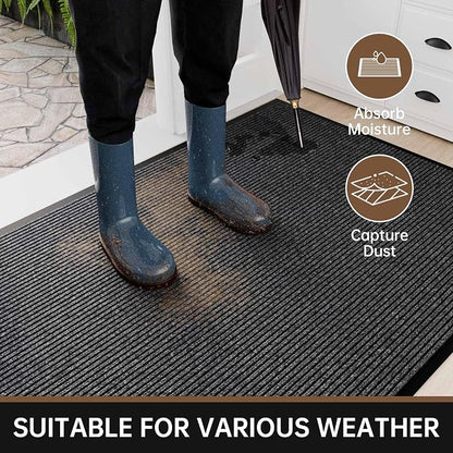 Front Door Mat, Non-Slip Welcome Mats - Image 3