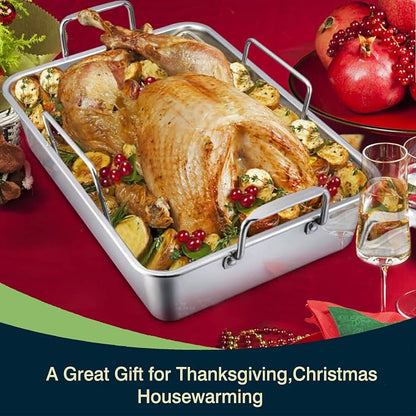 P&P CHEF 16" Roaster Roasting Pan - Image 7