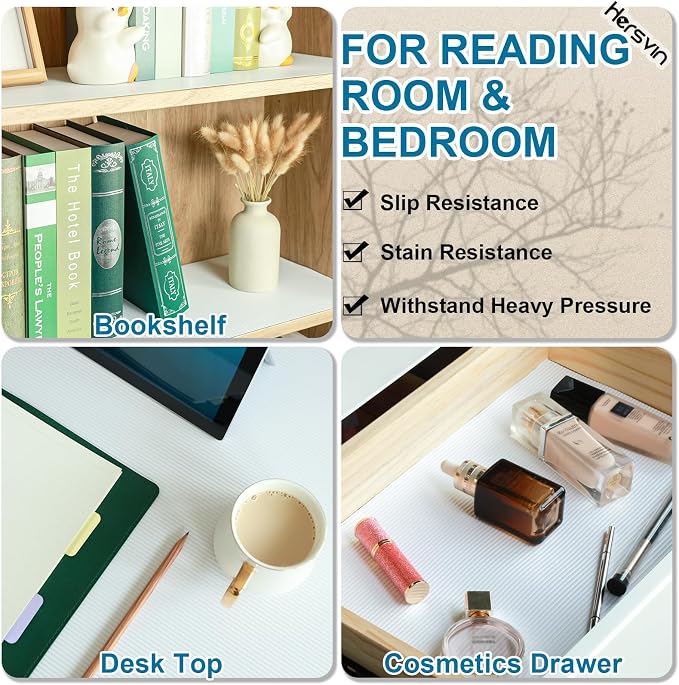 Shelf Liners 10 in x 20 ft EVA Drawer Mats, Non-Adhesive Cupboard Protector - Image 5