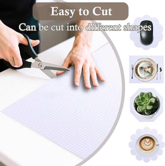 Shelf Liner Non-Slip 20 Inch Wide X 20 Ft Kitchen Cabinet Drawer Liners - Image 4