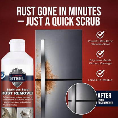 Stainless Steel Rust Stain Remover & Cleaner, NSF Approved Safe - Image 4