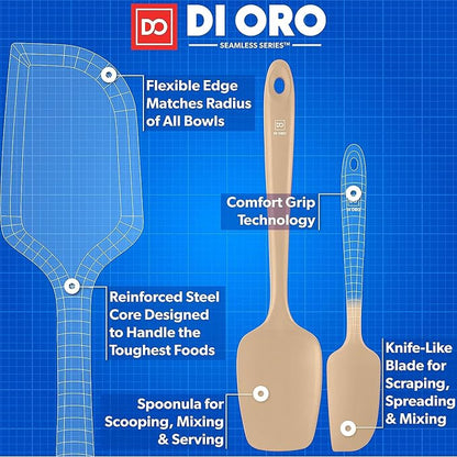 DI ORO Silicone Spatula Set - Image 4
