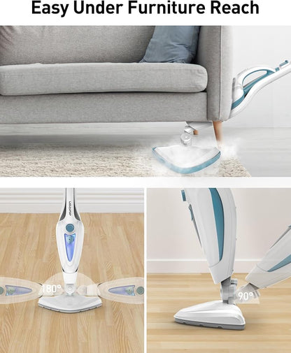 12-in-1 Steam Mop, Fast 15-Sec Heat-Up, 1500W Detachable Handheld Steam Cleaner - Image 7