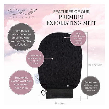 Seraphic Skincare Premium Exfoliating Mitt - Image 3