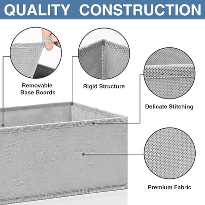 Criusia Drawer Organizer Clothes 12 Pack, Dresser Organizer - Image 5