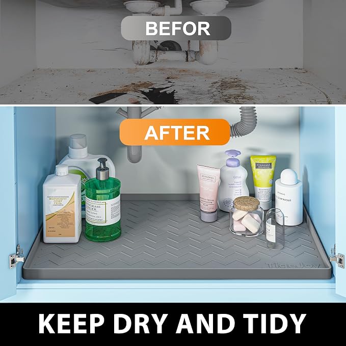TigeJoy 40" x 19" Under Sink Mats - Image 6