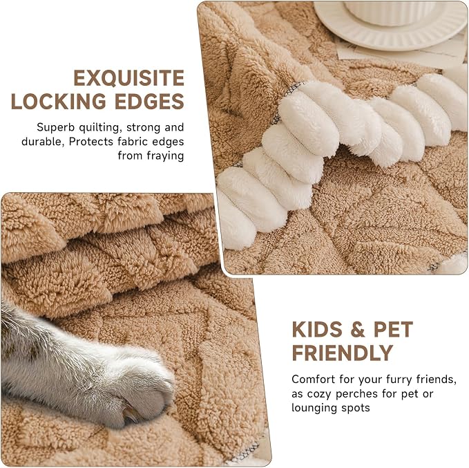 OTOB Couch Cover for Dogs Washable Pet Friendly, Non Slip Plush Funny Fuzzy - Image 4