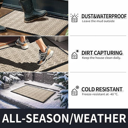 Yimobra Front Door Mat Outside Entrance 29.5x17, Waterproof Heavy Duty Outdoor - Image 5