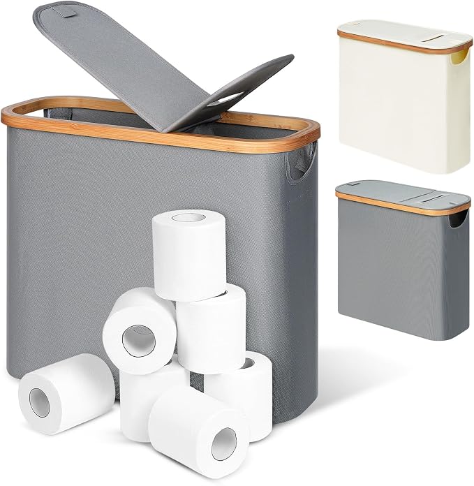 efluky Toilet Paper Storage and Holder 2 in 1, Toilet Paper Storage by efluky