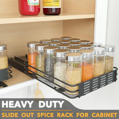 SpaceAid Pull Out Spice Rack Organizer - Image 2