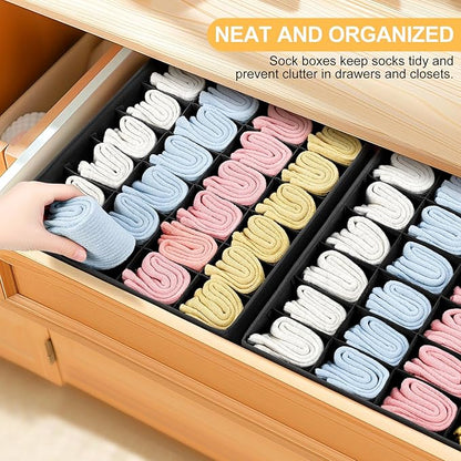 Joyoldelf Sock Organizer Drawer Organizer - Image 4